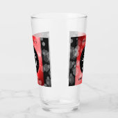 第エレガント40回Rubyの結婚記念日お祝い タンブラーグラス (左)