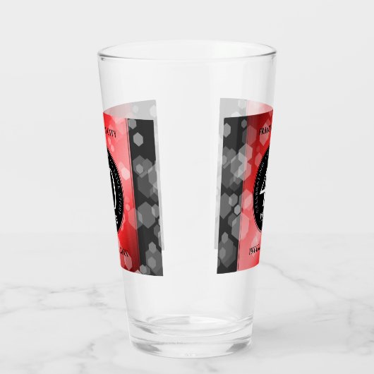 第エレガント40回Rubyの結婚記念日お祝い タンブラーグラス (右)