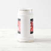 第エレガント40回Rubyの結婚記念日お祝い ビールジョッキ (中央)