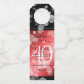 第エレガント40回Rubyの結婚記念日お祝い ボトルネックタグ (裏面)