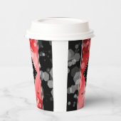 第エレガント40回Rubyの結婚記念日お祝い 紙コップ (左)