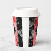 第エレガント40回Rubyの結婚記念日お祝い 紙コップ (右)