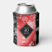 第エレガント40回Rubyの結婚記念日お祝い 缶クーラー (缶裏面)