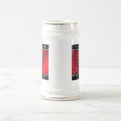 第エレガント42回ジャスパー結婚の記念日 ビールジョッキ (中央)