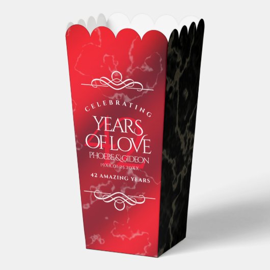 第エレガント42回ジャスパー結婚の記念日 フェイバーボックス (裏面)