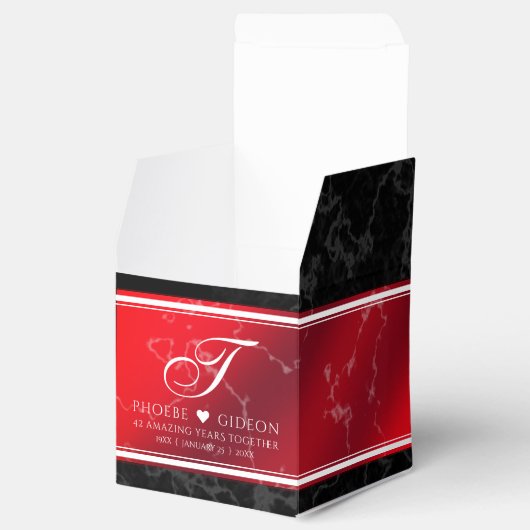 第エレガント42回ジャスパー結婚の記念日 フェイバーボックス (オープン)