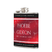 第エレガント42回ジャスパー結婚の記念日 フラスク (左)