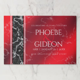 第エレガント42回ジャスパー結婚の記念日 ペーパーパッド