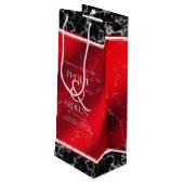 第エレガント42回ジャスパー結婚の記念日 ワインギフトバッグ (裏面アングル)