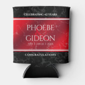 第エレガント42回ジャスパー結婚の記念日 缶クーラー (正面)