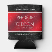 第エレガント42回ジャスパー結婚の記念日 缶クーラー (裏面)