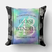 第エレガント43回オ結婚パール記念日お祝い クッション (正面)