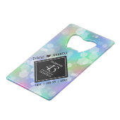 第エレガント43回オ結婚パール記念日お祝い クレジットカード栓抜き (正面アングル)