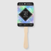 第エレガント43回オ結婚パール記念日お祝い ハンドファン (正面)