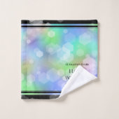 第エレガント43回オ結婚パール記念日お祝い バスタオルセット (ウォッシュタオル)