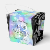 第エレガント43回オ結婚パール記念日お祝い フェイバーボックス (裏面サイド)