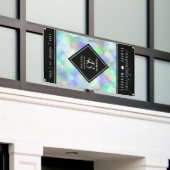 第エレガント43回オ結婚パール記念日お祝い 横断幕 (ビルの外側)