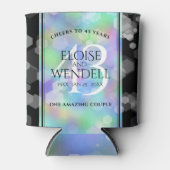 第エレガント43回オ結婚パール記念日お祝い 缶クーラー (正面)