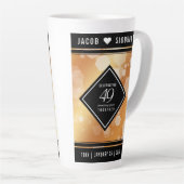 第エレガント49回銅結婚周年記念49 カフェラテマグ (右アングル)