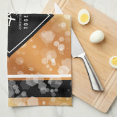 第エレガント49回銅結婚記念日 キッチンタオル (四つ折り)