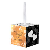 第エレガント49回銅結婚記念日 キューブオーナメント (裏面アングル)