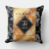 第エレガント49回銅結婚記念日 クッション (正面)