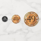 第エレガント49回銅結婚記念日 コンフェッティ (正面)