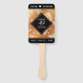 第エレガント49回銅結婚記念日 ハンドファン