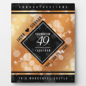 第エレガント49回銅結婚記念日 フォトプラーク (正面)