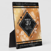 第エレガント49回銅結婚記念日 フォトプラーク (側面)