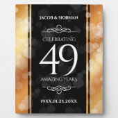 第エレガント49回銅結婚記念日 フォトプラーク (正面)