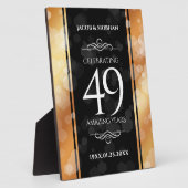 第エレガント49回銅結婚記念日 フォトプラーク (側面)