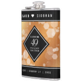 第エレガント49回銅結婚記念日 フラスク (左)