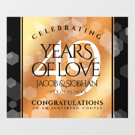 第エレガント49回銅結婚記念日 フロアシール