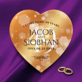 第エレガント49回銅結婚記念日 ペーパーウェイト