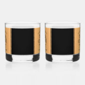 第エレガント5回木結婚祭お祝い ウイスキーグラス (左)