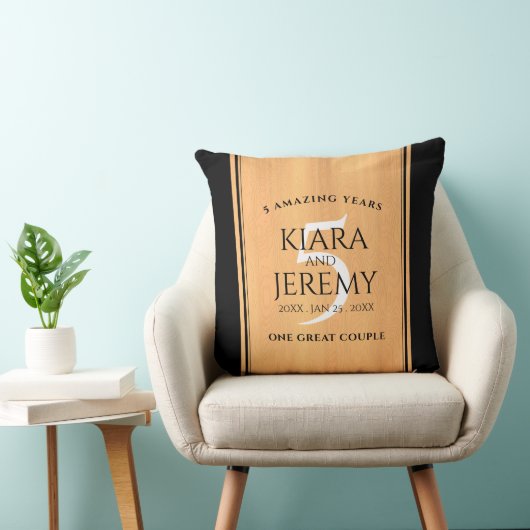 第エレガント5回木結婚祭お祝い クッション (椅子)