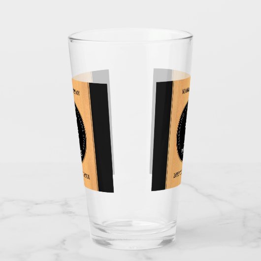 第エレガント5回木結婚祭お祝い タンブラーグラス (左)