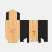 第エレガント5回木結婚祭お祝い フェイバーボックス (折り畳みなし)