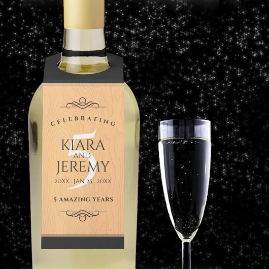 第エレガント5回木結婚祭お祝い ボトルネックタグ