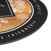 第エレガント7回銅結婚周年記念お祝い カッティングボード (角)