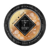 第エレガント7回銅結婚周年記念お祝い カッティングボード (正面)