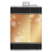 第エレガント7回銅結婚周年記念お祝い フラスク (裏面)