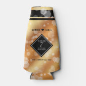 第エレガント7回銅結婚周年記念お祝い ボトルクーラー (正面)