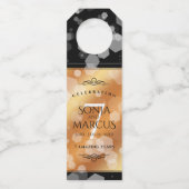 第エレガント7回銅結婚周年記念お祝い ボトルネックタグ (裏面)