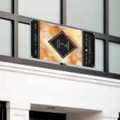 第エレガント7回銅結婚周年記念お祝い 横断幕 (ビルの外側)