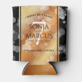 第エレガント7回銅結婚周年記念お祝い 缶クーラー