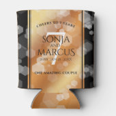 第エレガント7回銅結婚周年記念お祝い 缶クーラー (裏面)