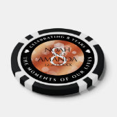 第エレガント8期青銅結婚トランプのポーカーチップ ポーカーチップ (シングル)