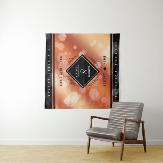 第エレガント8期青銅結婚周年記念タペストリー タペストリー (インサイチュ(横))